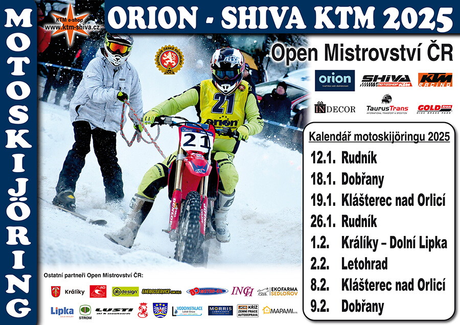 Pozvání na motoskijöring do Rudníku 22. 2. 2025