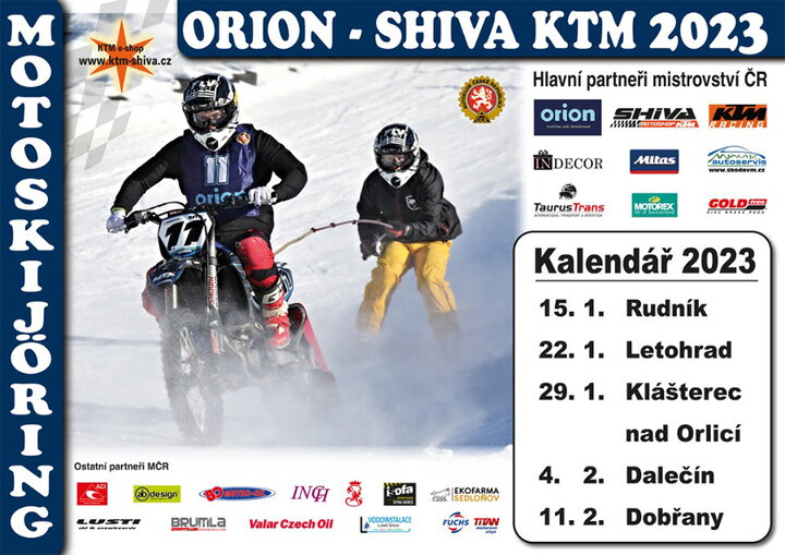 Tisková informace k nadcházejícímu seriálu MČR 2023 v motoskijöringu